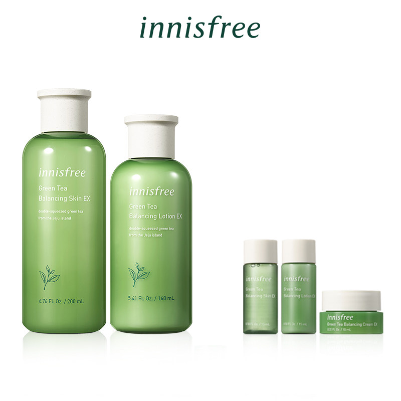 innisfree悦诗风吟绿茶平衡水乳套装