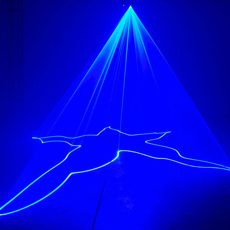 焰之光 500mw单蓝光束激光灯酒吧ktv激光灯 包房镭射灯 舞台灯光