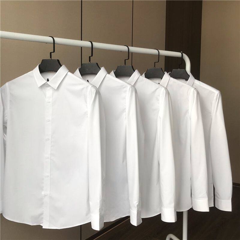 摆件样板房衣帽间衣服道具白色粉红深蓝色男士衬衫衬衫