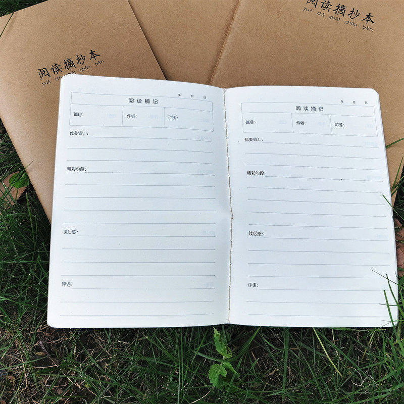 阅读摘记中小学生16k读书采蜜本笔记好词好句摘抄笔记本