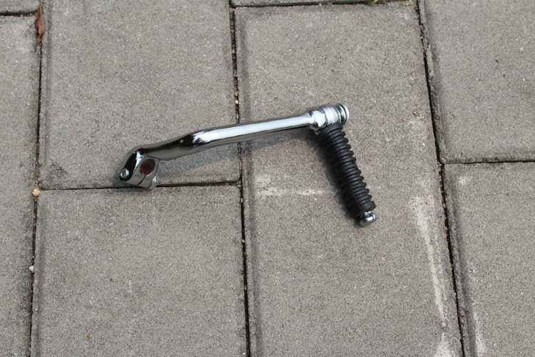 摩托车配件嘉陵大阳启动杆弯梁车脚踩火打火启动杆