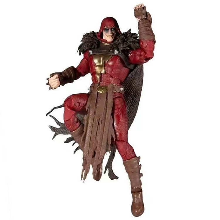 麦克法兰mcfarlane金属狂笑沙赞dc英雄关节可动7寸手办