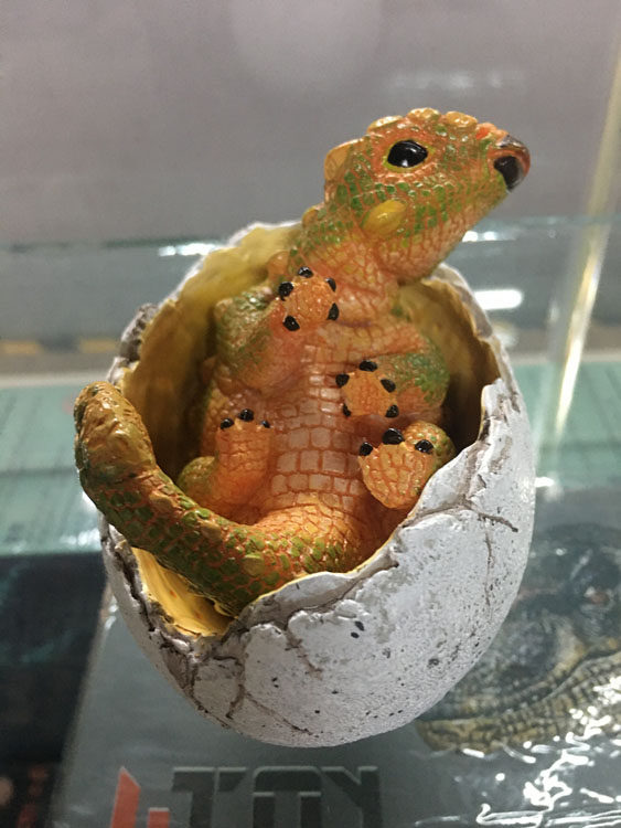 edage伊甸出品侏罗纪恐龙甲龙蛋宝宝雕塑模型儿童仿真