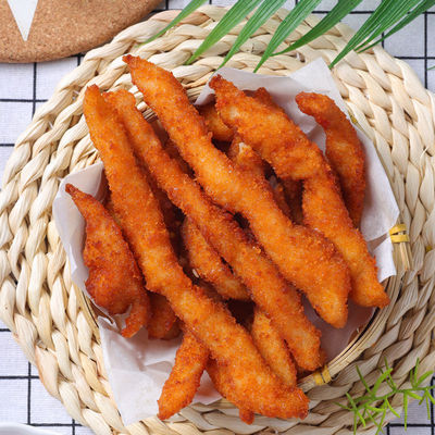 g 油炸鸡肉条香酥鸡米棒冷冻半成品小吃裹粉鸡柳棒售价￥29累计销量:0