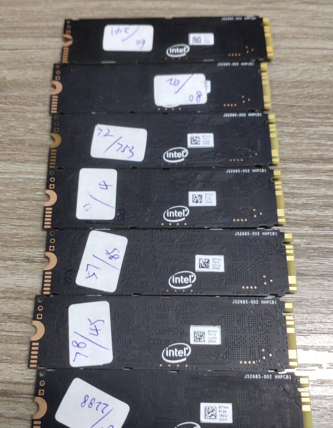 英特尔7600pssd固态硬盘nvme256g760poem笔记本电脑固态硬盘