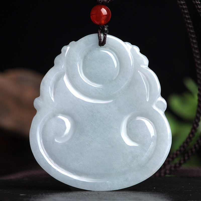 玉坠天然缅甸翡翠玉观音白度母佛像吊坠冰种玉石项坠