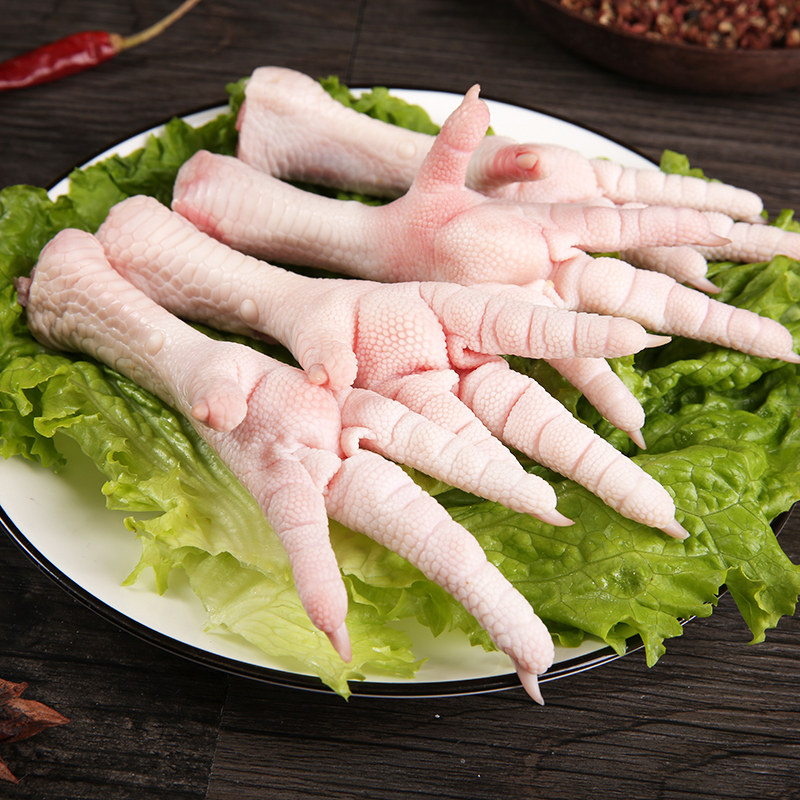 鸡爪冷冻生冷新鲜4斤爪子生鲜大号鸡脚短脚其它