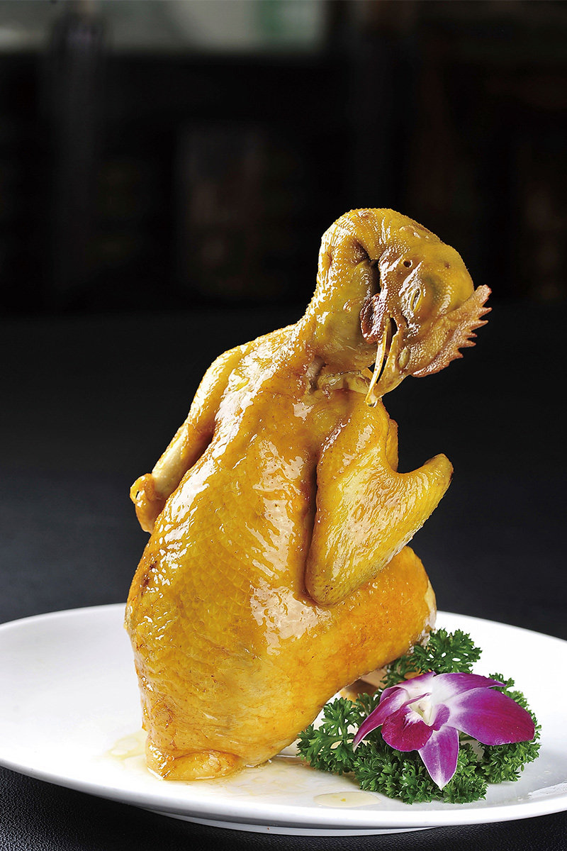 温氏盐焗鸡整只烧鸡正宗盐局广东手撕鸡即食白鸡熟食