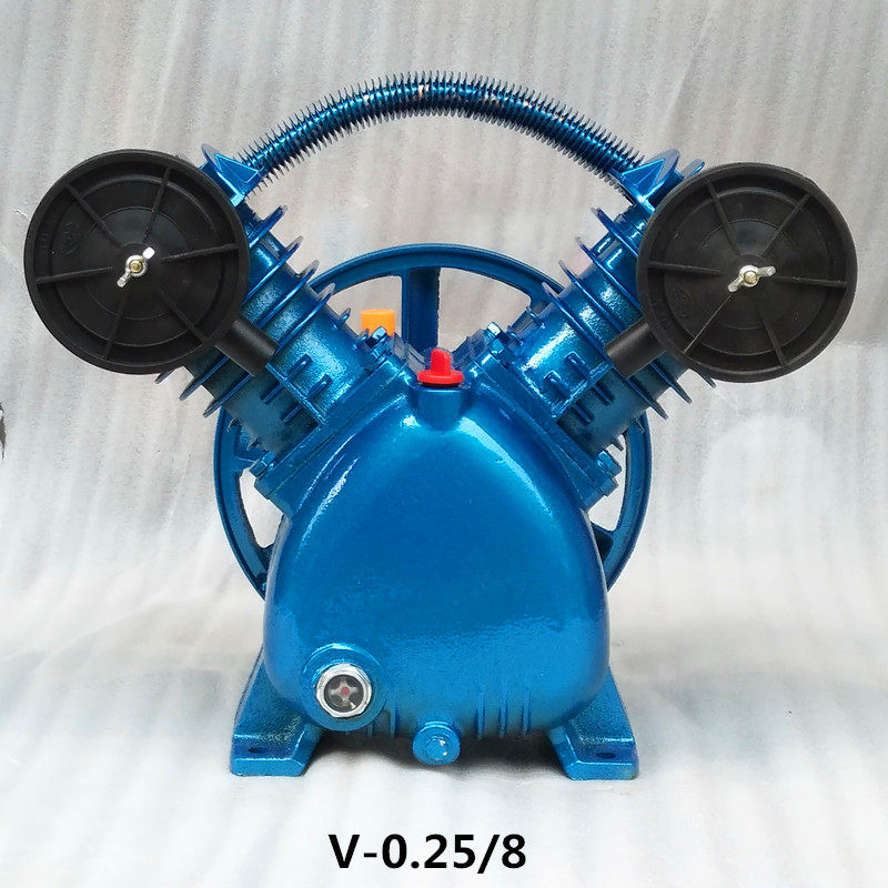 三缸气泵75kw缸头打气高压空压机泵头机头双缸冲气泵