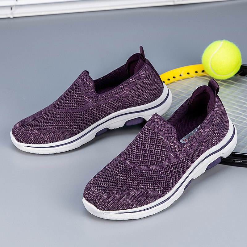 荣仕健康春夏中老年人运动鞋防滑软底妈妈健步鞋男时尚休闲鞋