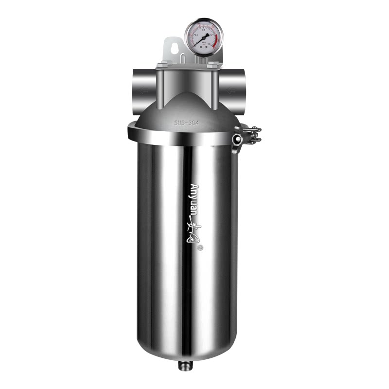 dn40不锈钢前置过滤器反冲冲洗工业商用自来水热水净水器