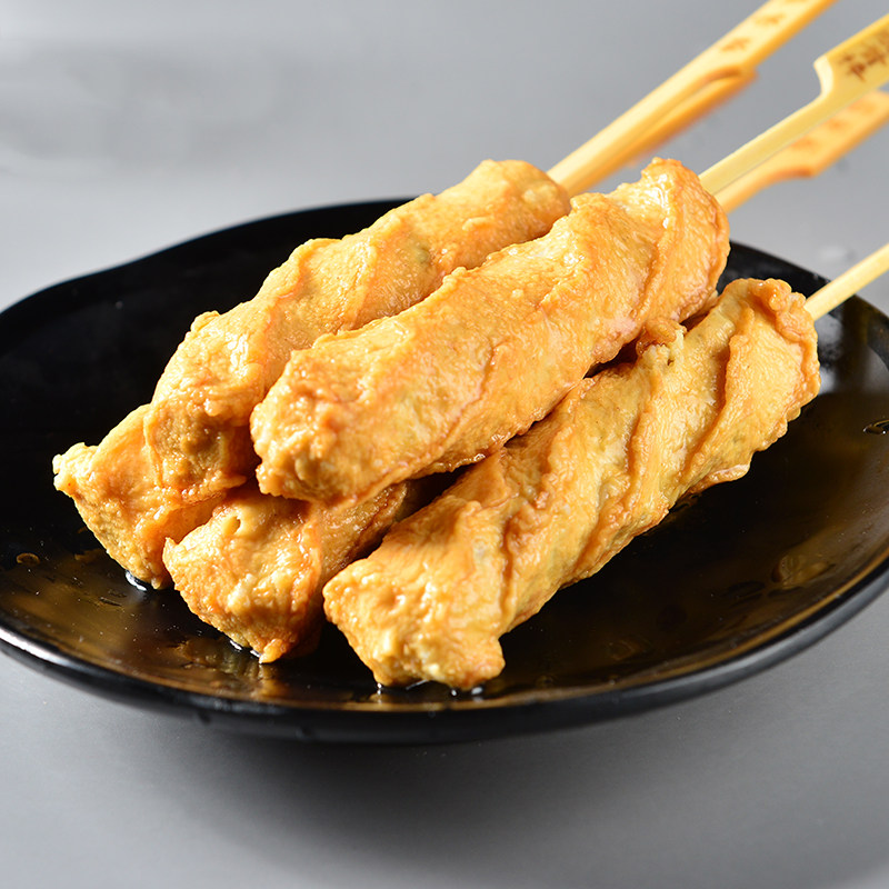 火锅黄金脆骨10串关东豆捞冒菜串串香食丸子猪肉丸