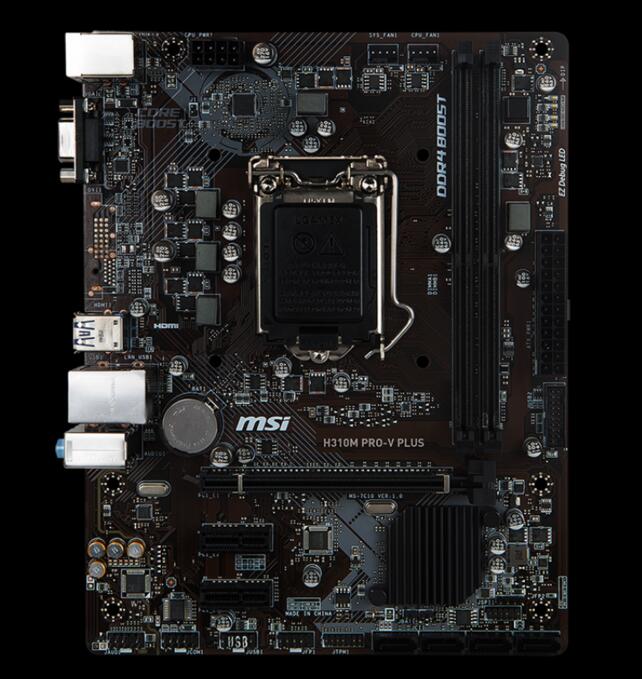 cpu 9400f i5 9100f i3 支持 代主板 9 8 plus v pro h310m 微星 msi