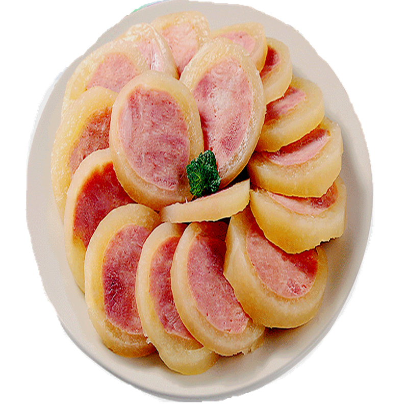 水晶肘花火腿肠肉卷零食凉菜猪皮皮肉肠捆熟食猪肉类