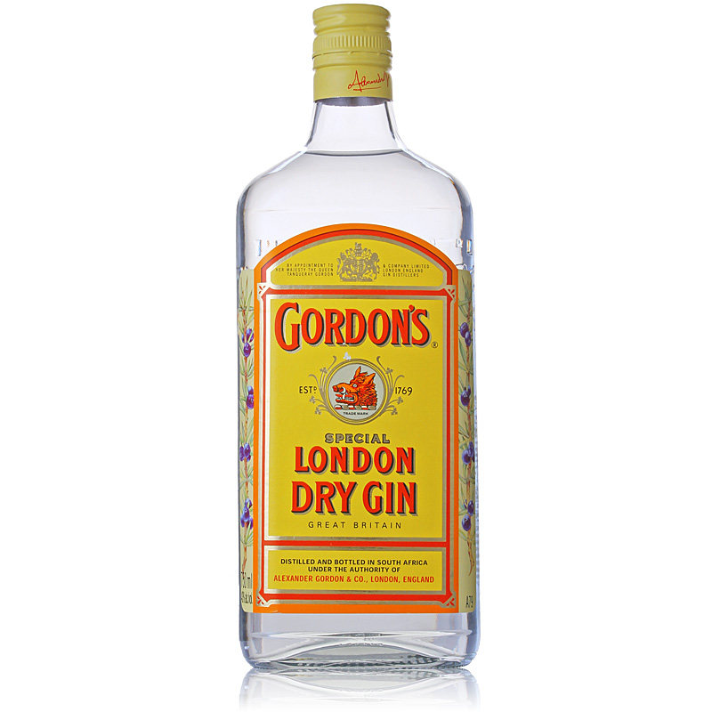 哥顿金酒gordonsgin毡酒杜松子酒750ml洋酒基酒南非进口