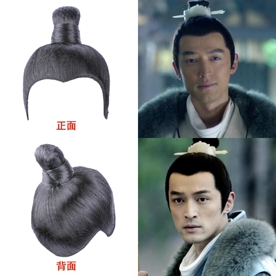 短直发套新款汉服男整顶假发透气自然发髻复古风写真头套复古头套