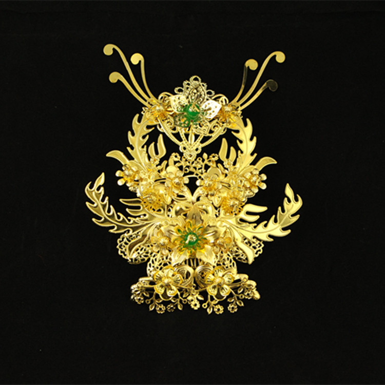 宫廷复古头饰凤冠古装皇后贵妃皇冠演出汉服发饰