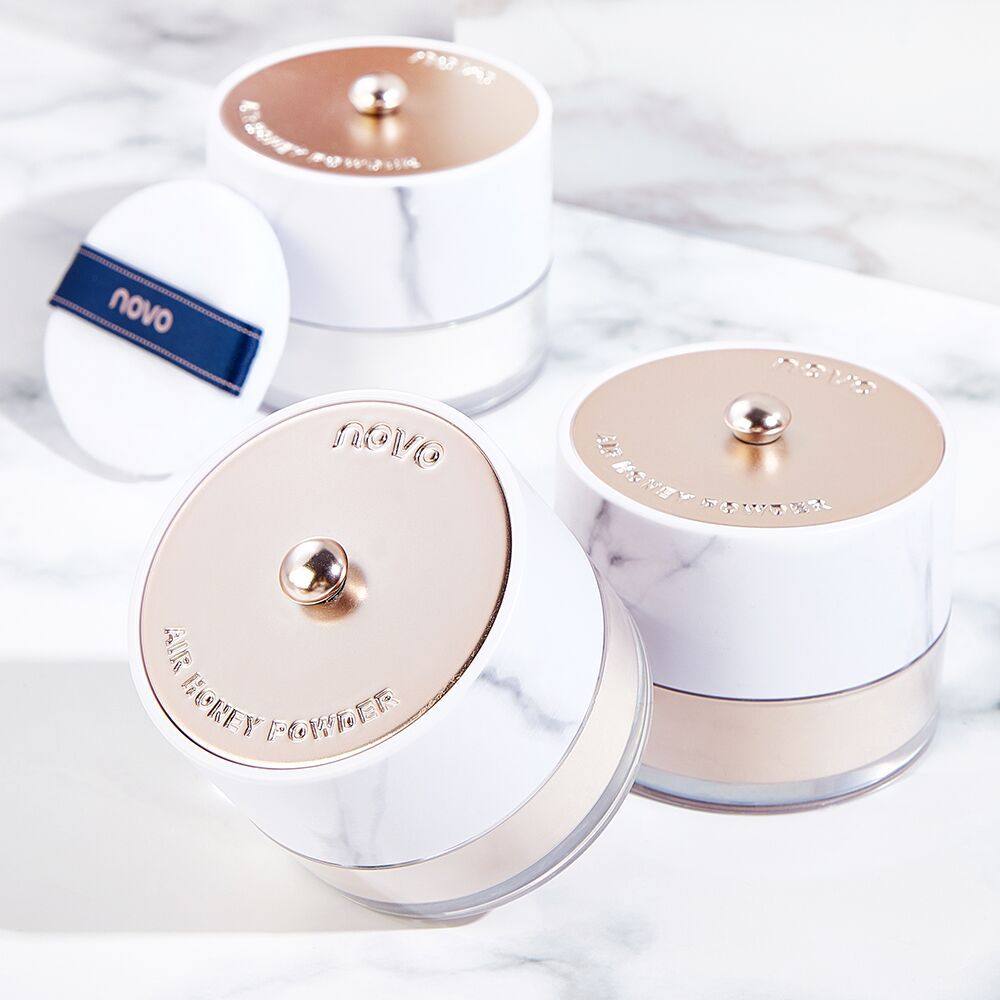 散粉定妆粉李佳琪推荐防水持久控油遮瑕珠光蜜粉