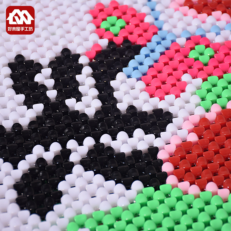 手工串珠diy编织家和万事兴字画家居挂件散珠子工艺品制作材料包