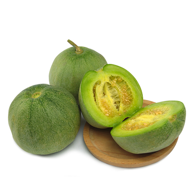 冰翡翠甜瓜种子超甜薄皮绿宝石香瓜