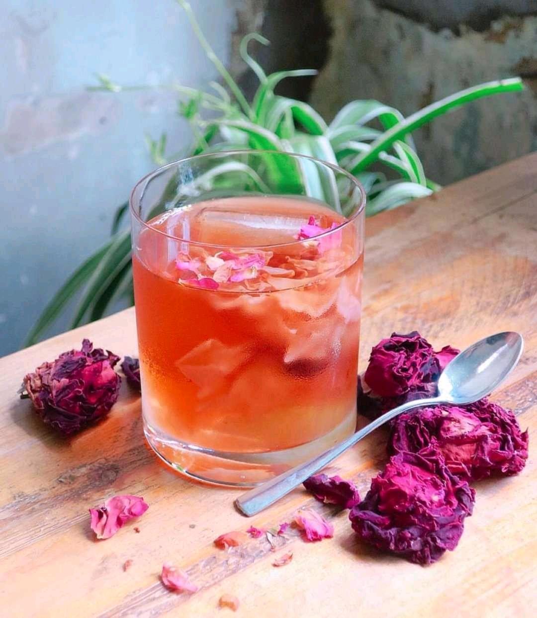 三秋堂墨红玫瑰食用冻干花草茶云南昆明花冠50g包装极速发货