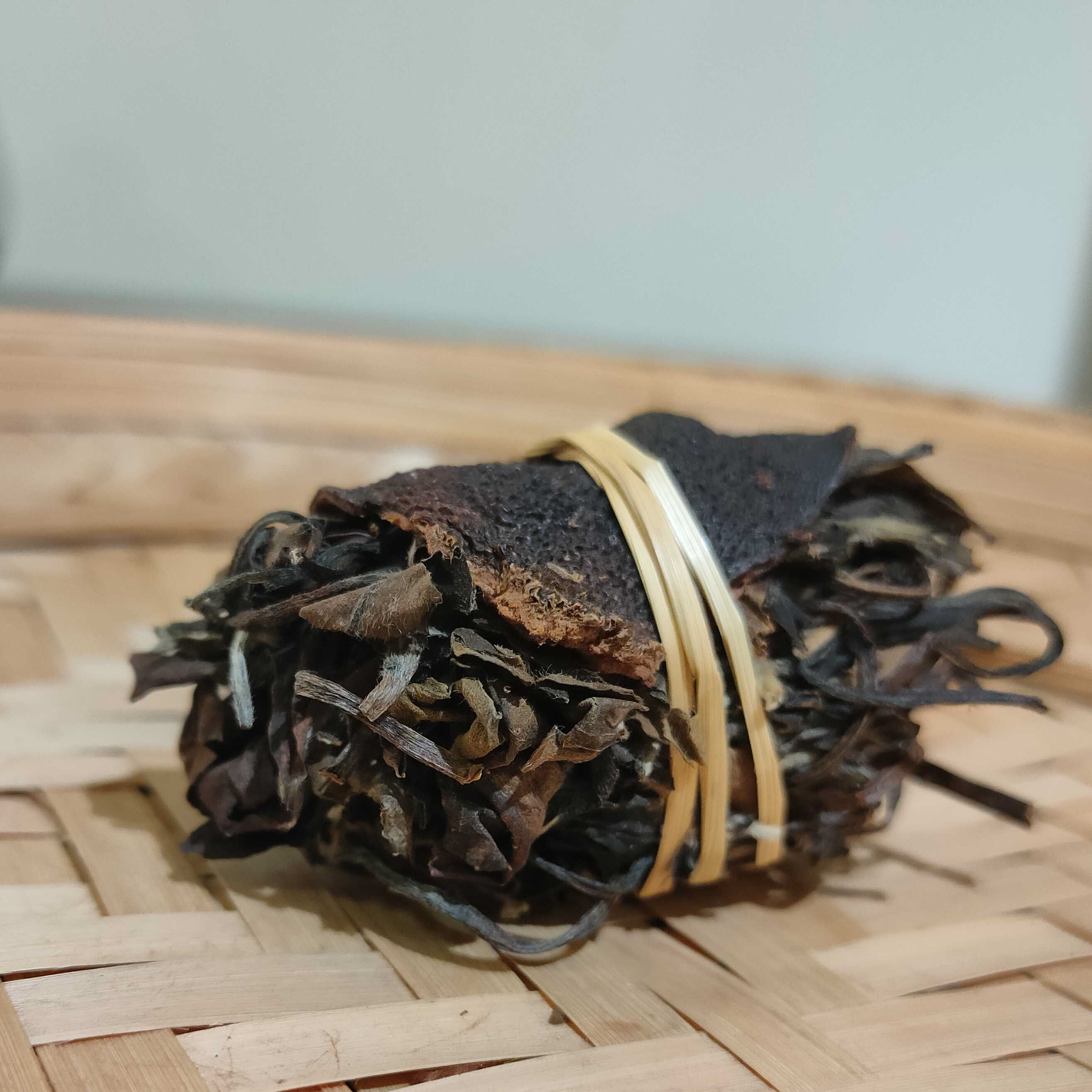 10年新会陈皮白茶禾杆草正宗福鼎贡眉广东三宝其它白茶