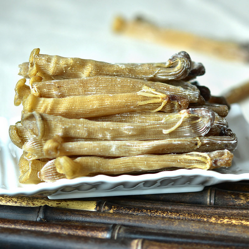 野生沙虫干货海肠子海虫淡晒新鲜除去沙袋无沙福建特产100g包邮