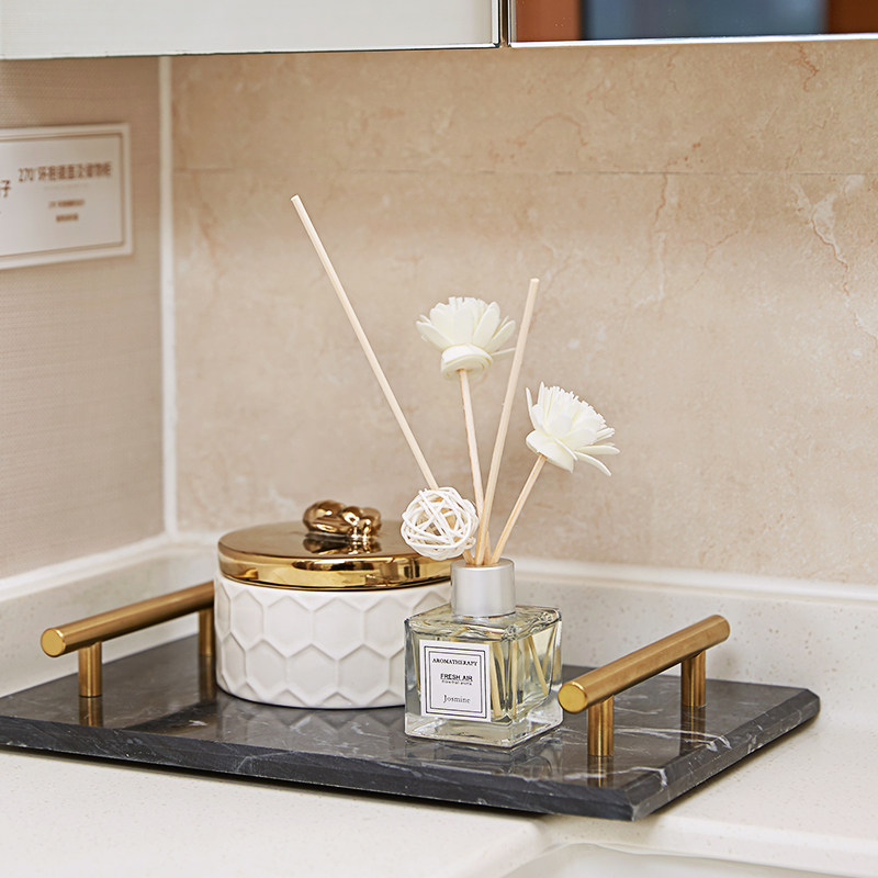 北欧香薰摆件卫生间装饰品干花小摆设陶瓷厕所卫浴摆件