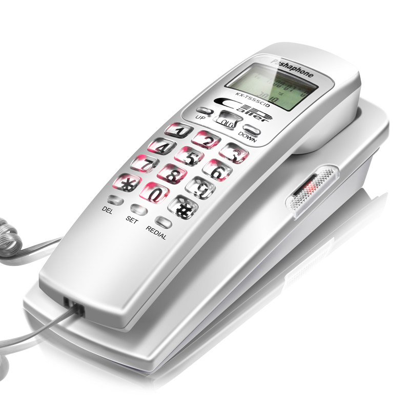 金顺来电话机 壁挂式小分机 来电显示座机挂墙 卧室宾馆酒店挂机