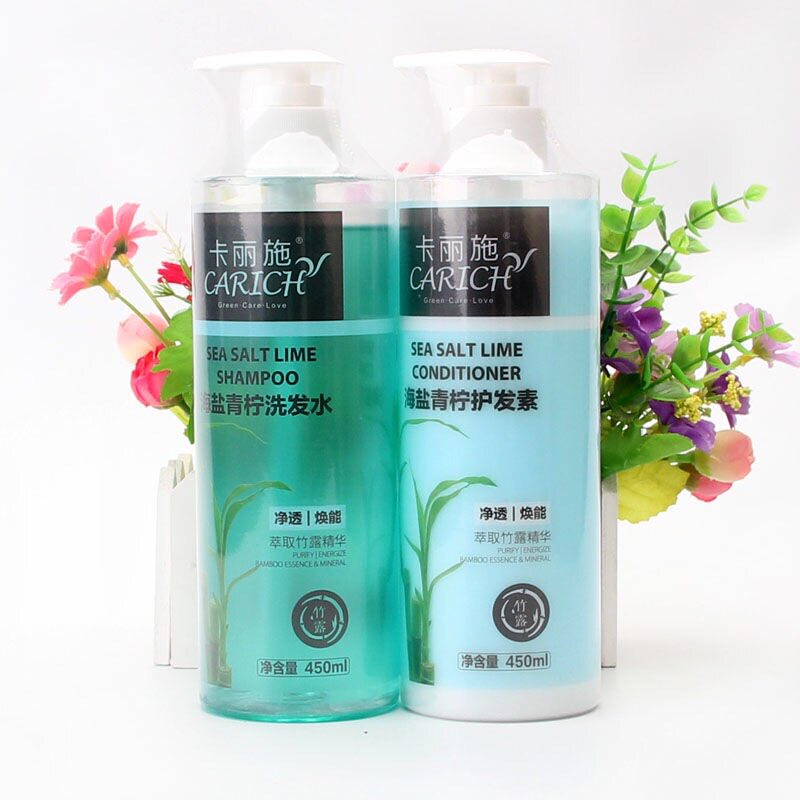 绿叶爱生活卡丽施甜润澄莹清雅凝萃海盐青柠暖姜洗发水