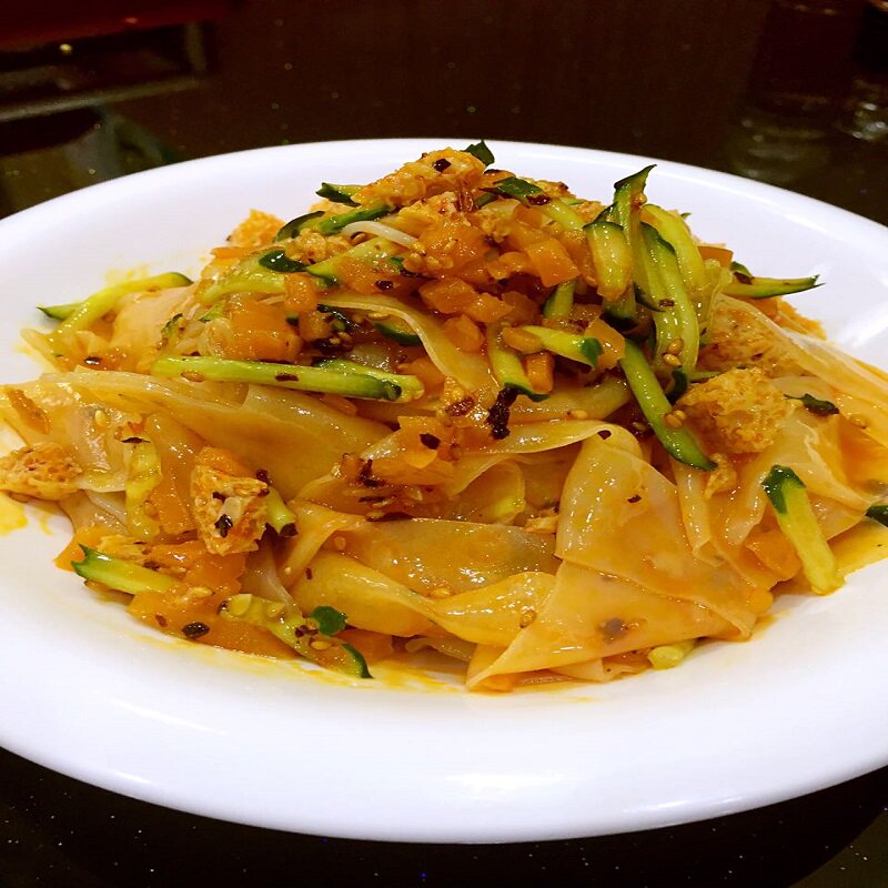 萧县特色面皮淮北徐州手工卷面皮凉拌面皮真空包装 方便食品 包邮