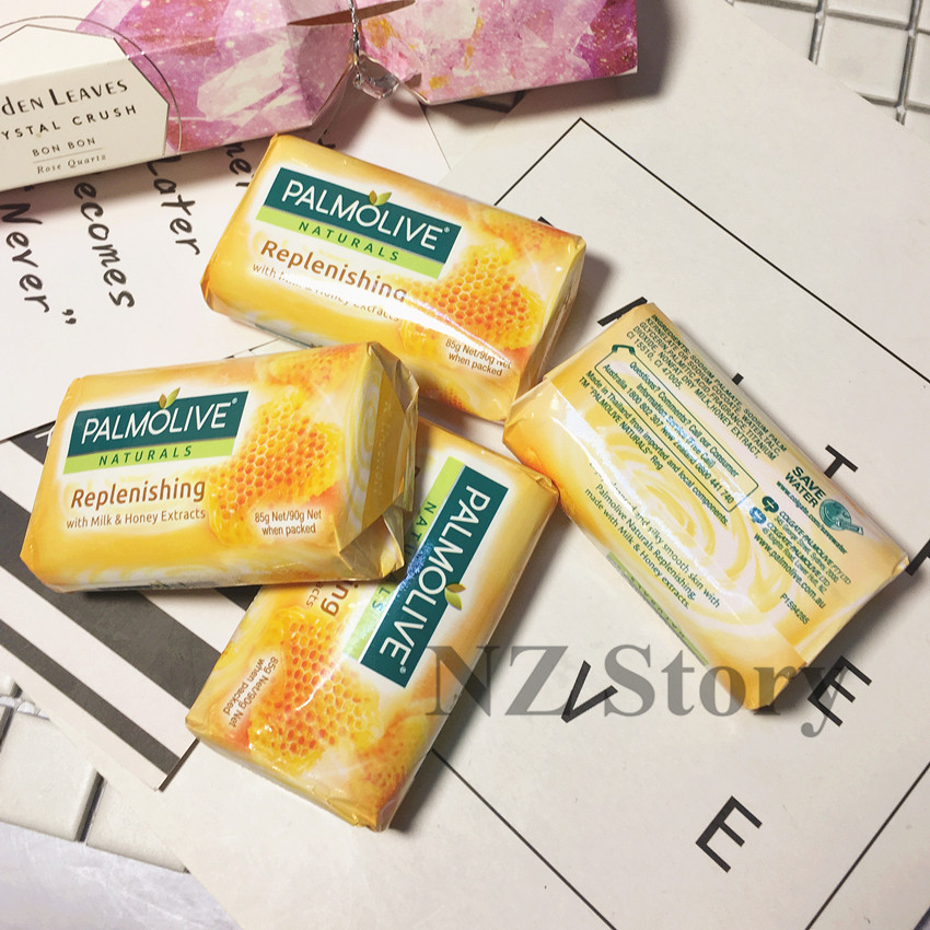 现货丨澳洲palmolive香皂85g 身体洁肤皂 橄榄牛奶蜂蜜洋甘菊多款