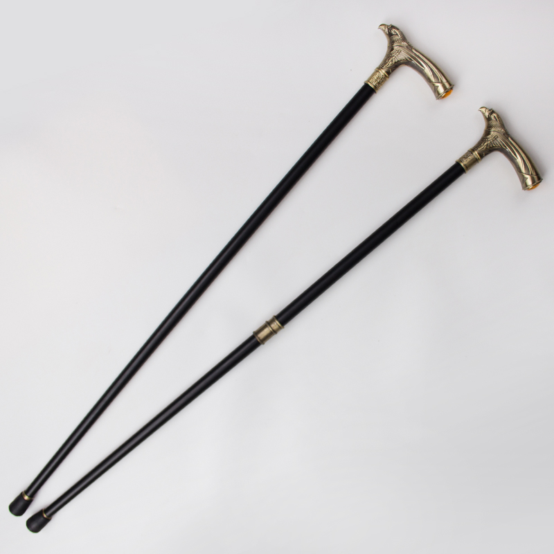 金属拐杖登山杖法杖漫展绅士文明棍双节舞台cosplaycosplay配件