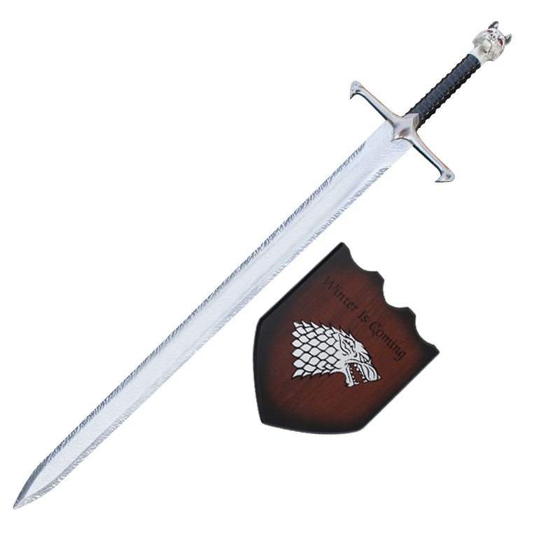 权力游戏长爪剑恩雪诺冰原狼剑武器之歌刀剑