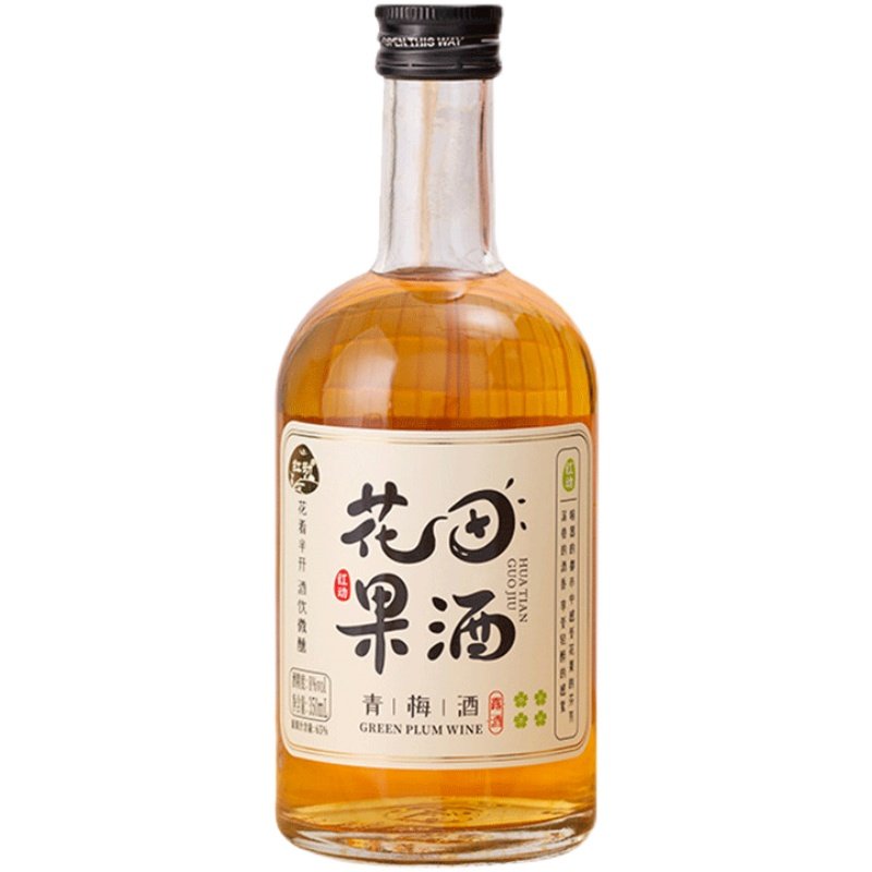果酒红动花田8度350ml6瓶礼盒青梅杨梅女士果酒