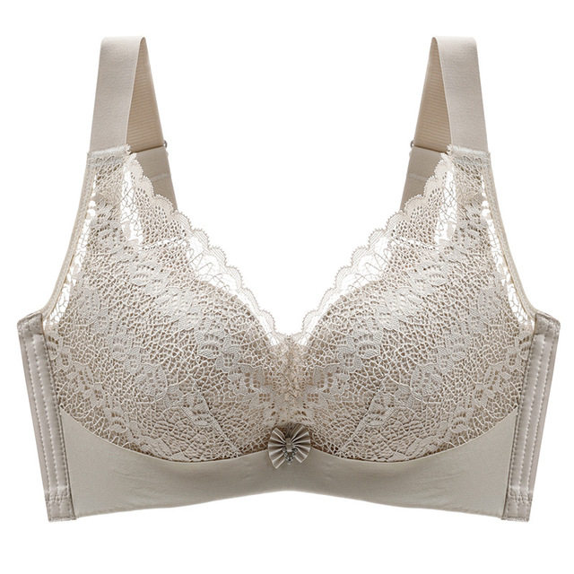 金冠夫人2063新款内衣女蕾丝性感无痕无钢圈文胸薄舒适柔软调整型