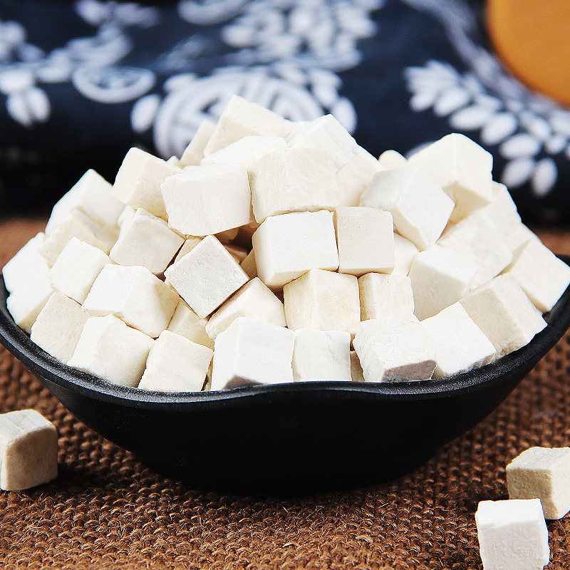 茯苓中药饮片500g正品中药材白茯苓中药可自自打滋补经典方