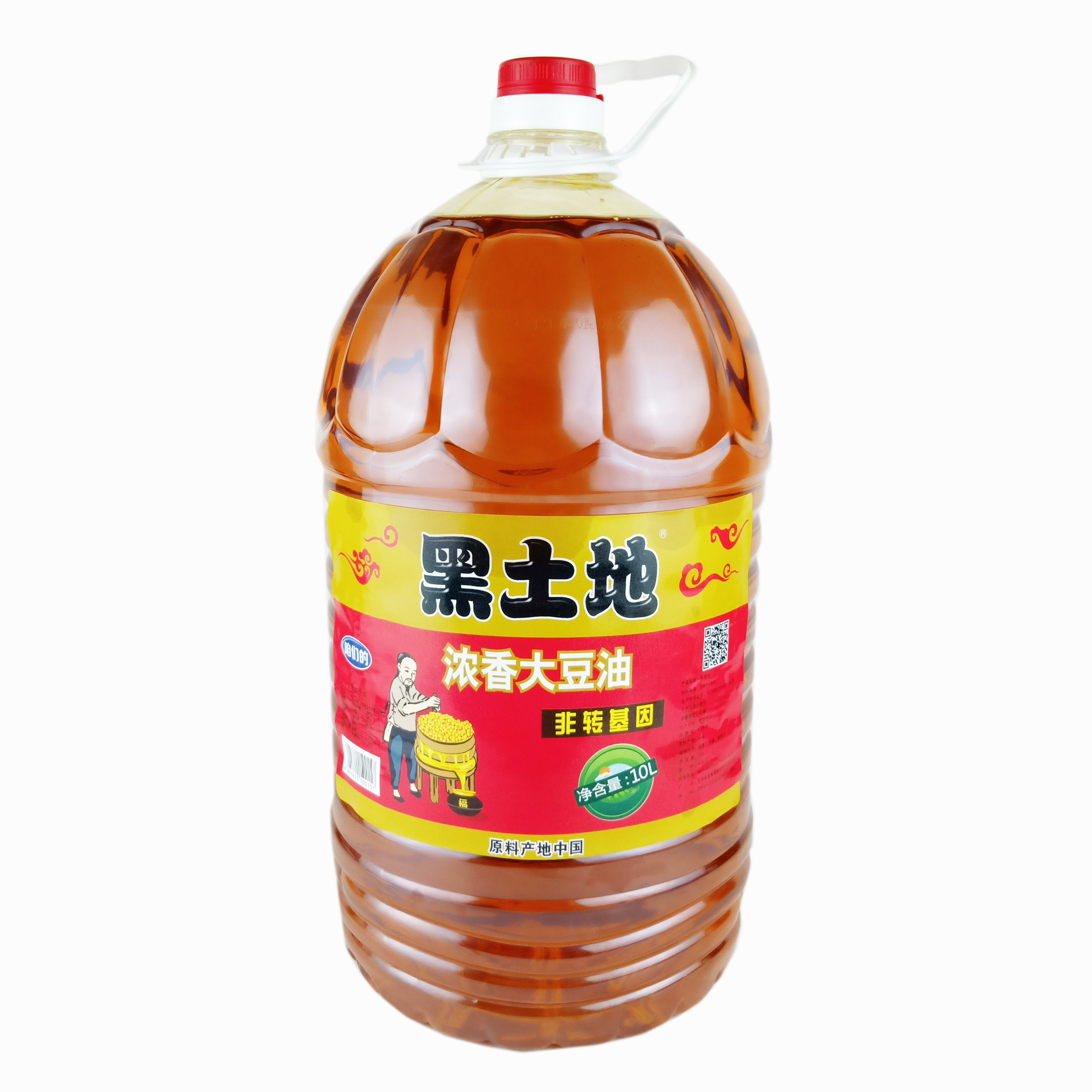 黑土地浓香大豆油10l咱们的吉林非转基因大豆油1桶食品多省包邮