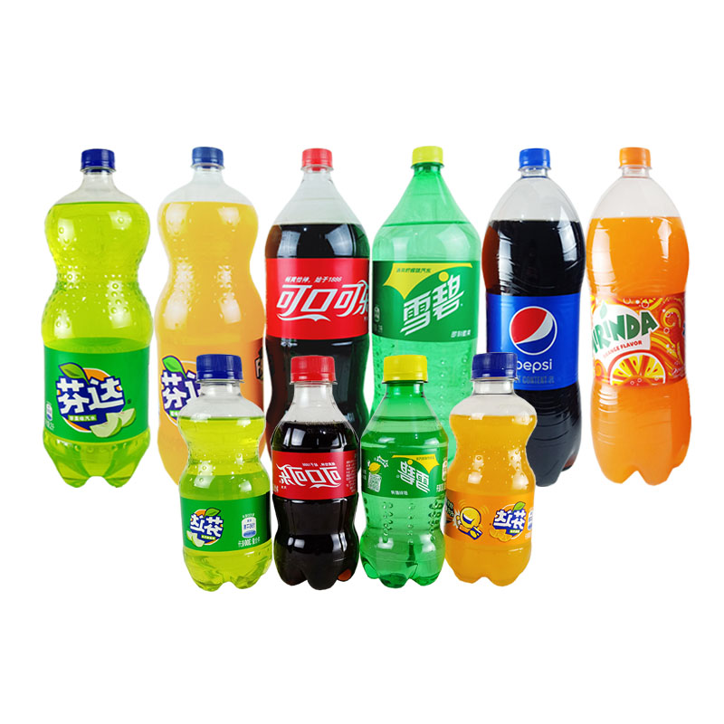 可口可乐雪碧芬达300m2l6瓶装汽水组合碳酸饮料碳酸饮料