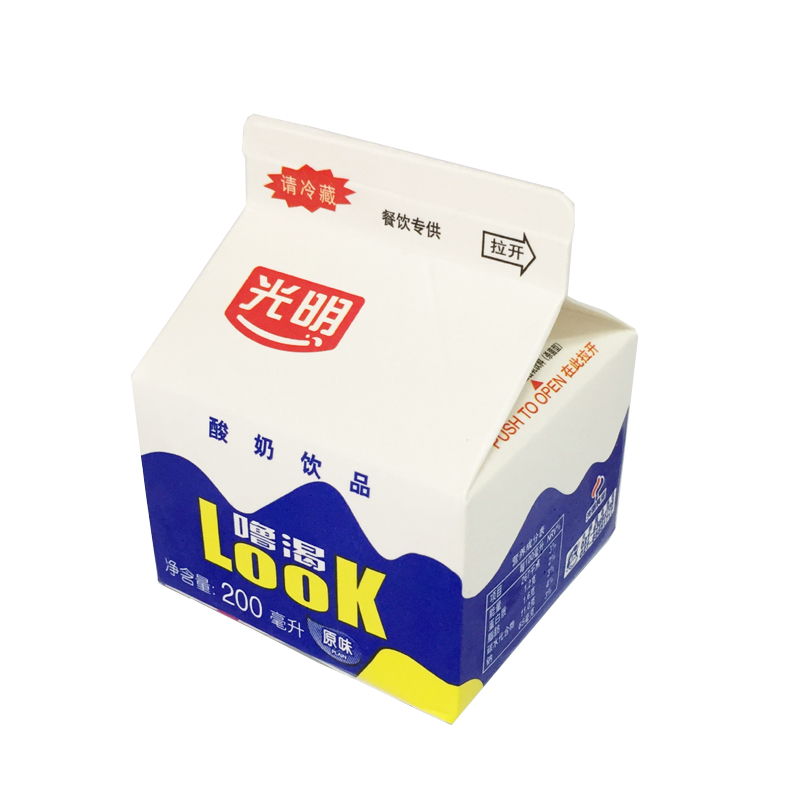 光明酸奶look噜渴200ml盒装低温奶风味发酵乳原味酸牛奶饮品包邮