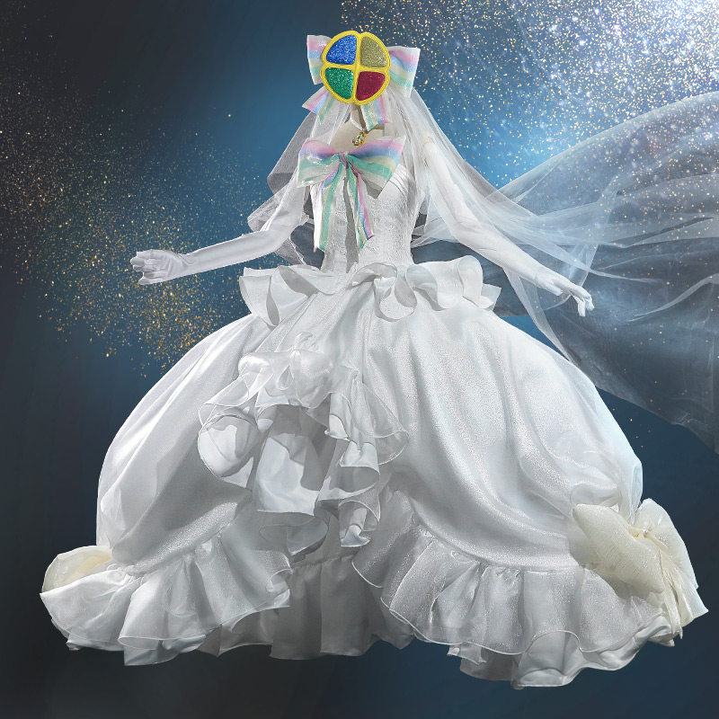 三分妄想守护甜心cos服亚梦守护命运女神婚纱浪漫cosplay服装女_双氙