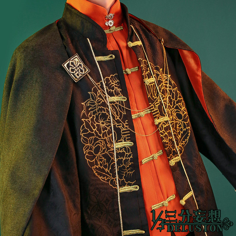 三分妄想明日方舟cos百面郎中cosplay服装套装cosplay男装