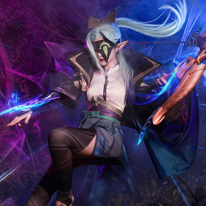 三分妄想lol灵魂莲华cos薇恩cospaly游戏套装cosplay女装