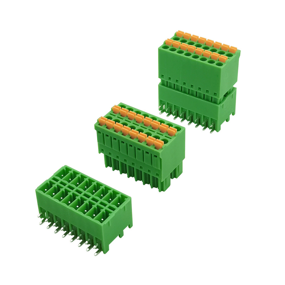 5mm3.81mm双层凤凰接线端子15edgknhckf2edgknhfmcd1.5st连接器