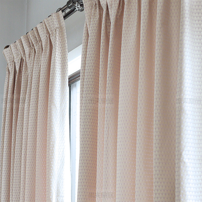 mifu米夫淡紫藕荷色灰紫色轻奢文艺珍珠光泽定制窗帘