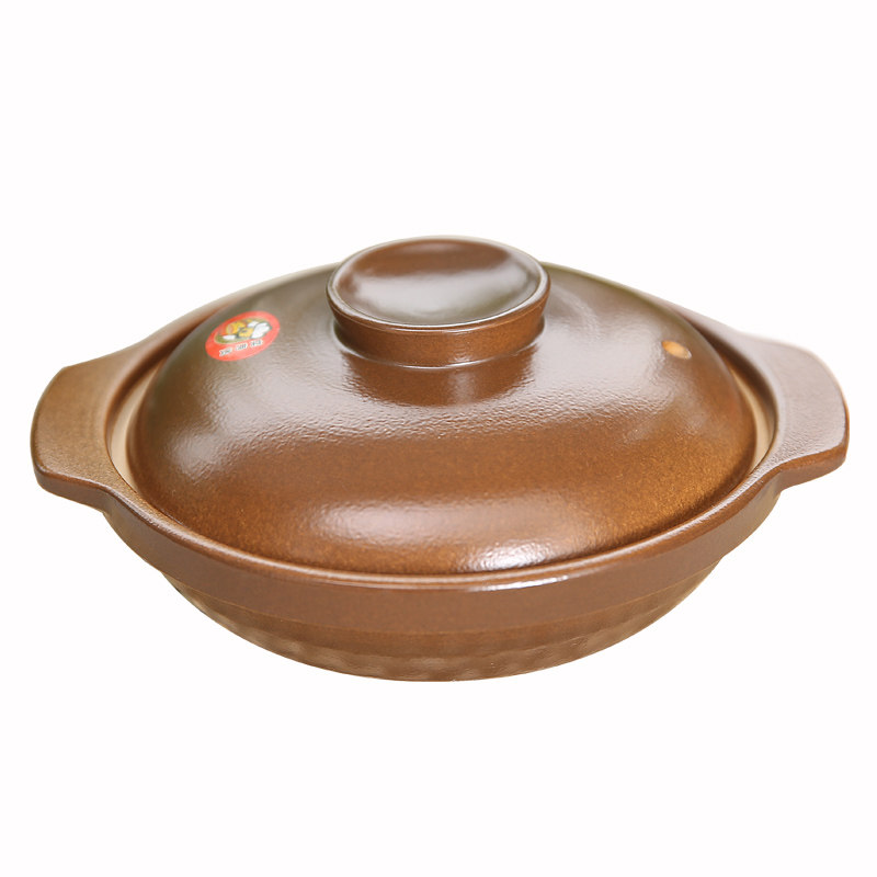 砂锅平定手工无釉砂浅煲煲仔饭耐高温陶瓷浅锅砂锅