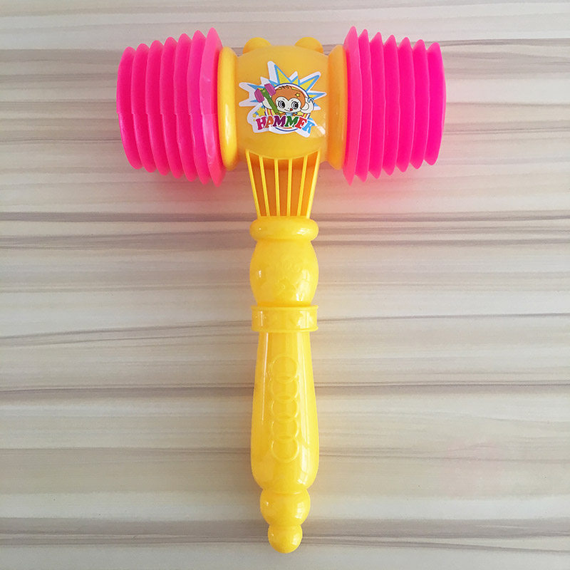 幼儿园教学塑料发声响锤bb气锤整蛊互动助威儿童敲打玩具锤子