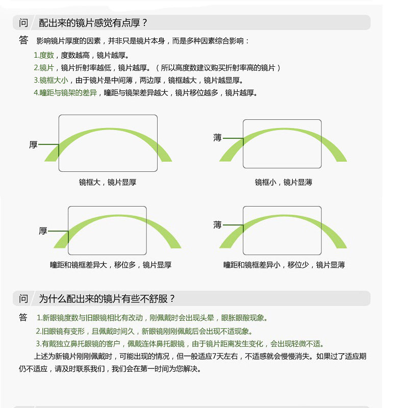 艾米嘉1.56球面防辐射防紫外线绿膜树脂近视眼镜片2片定制眼镜片