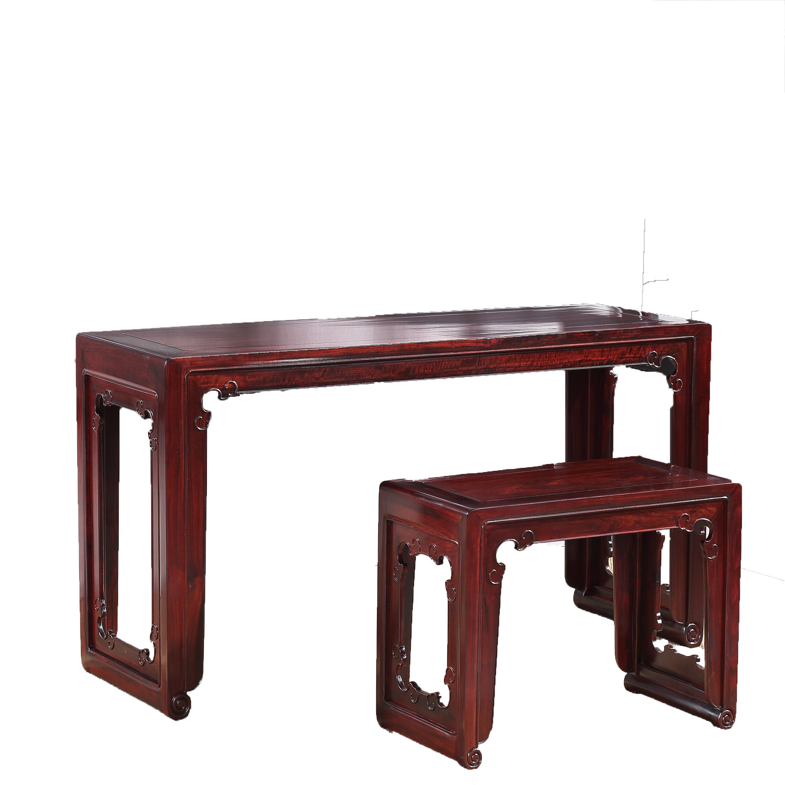 红木琴桌实木琴凳古筝桌琴台中式仿古琴桌琴桌凳两件套酸枝木包邮