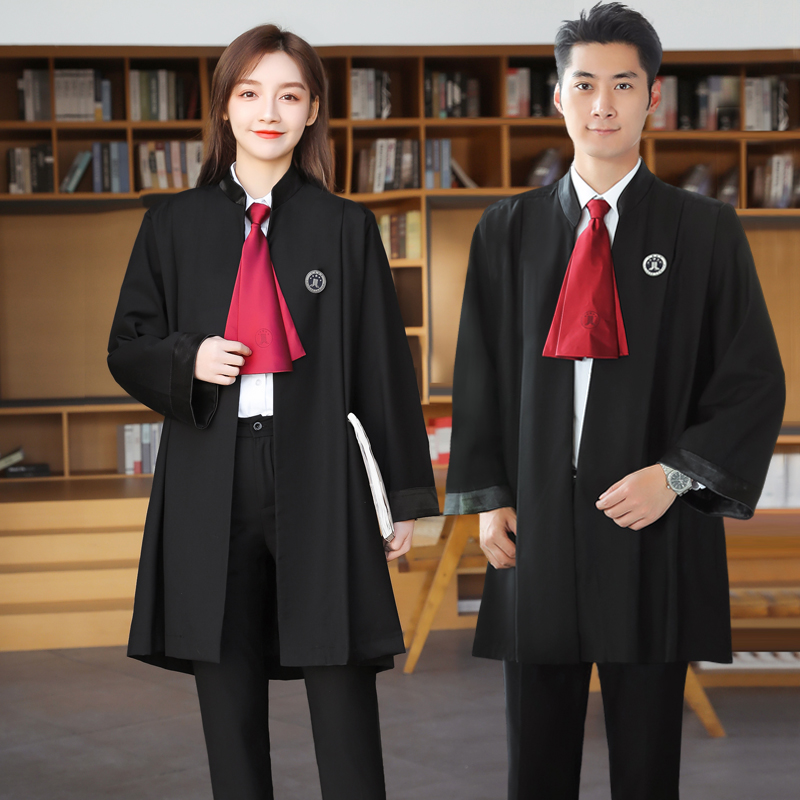 律协标准司法领带领结大小徽章胸章男女同款律师袍新款职业套装